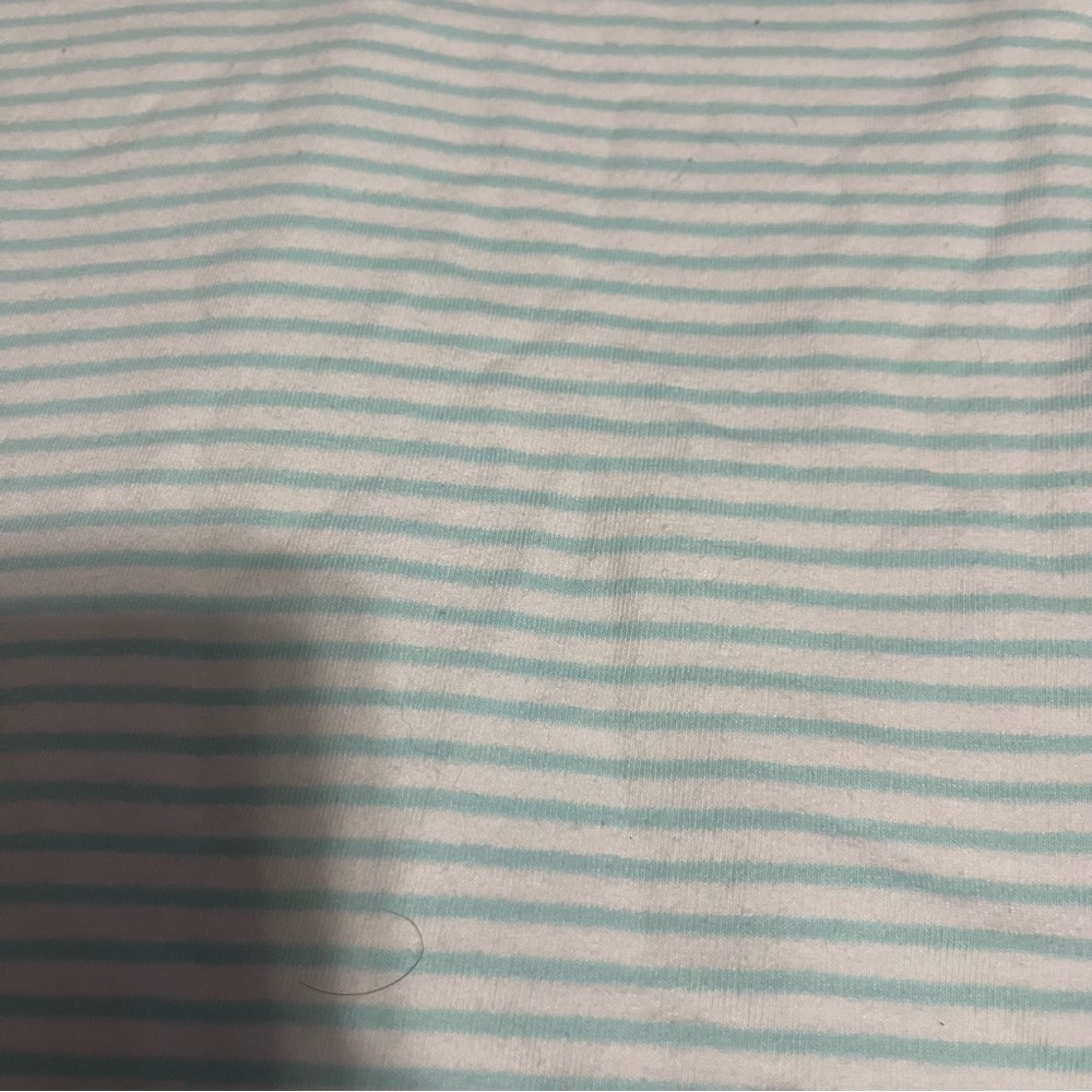 Vineyard Vines Mint Blue and White Striped Hoodie; Small - Picture 7 of 7